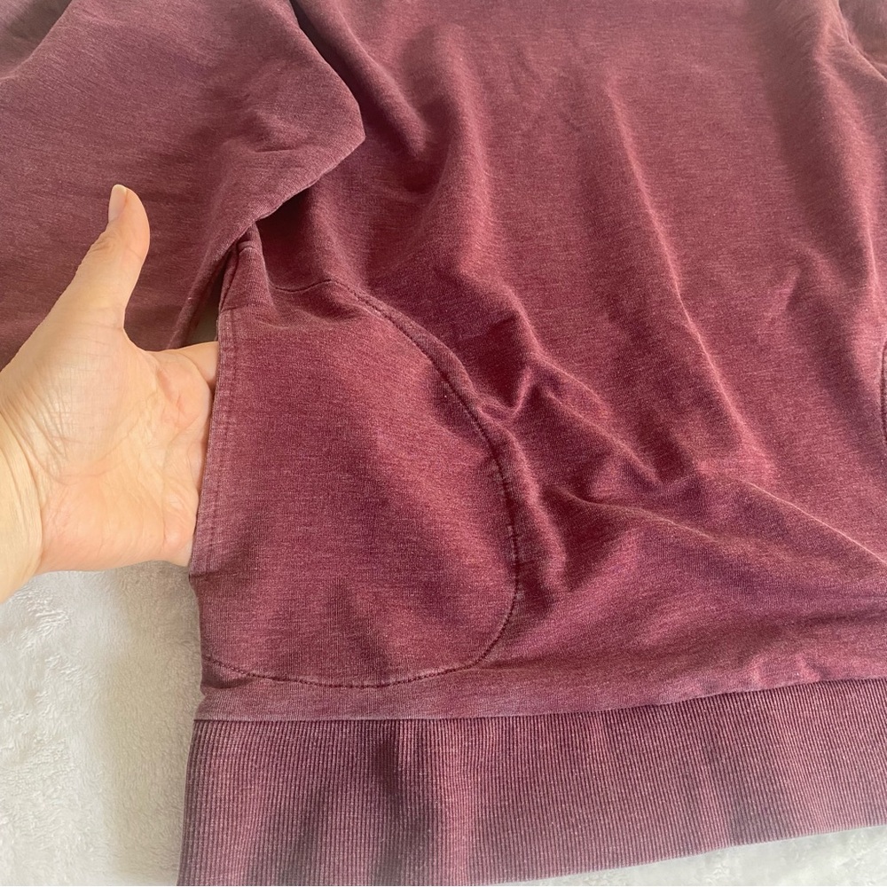 Logo Lori Goldstein Washed Mauve Pullover Sweatshirt XS - Picture 14 of 15